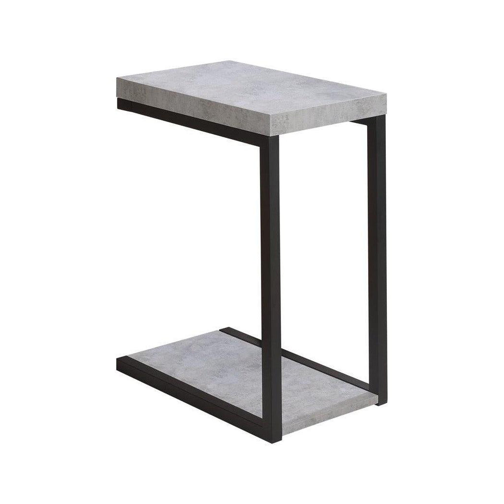 Beck Accent Table Cement and Black 902933