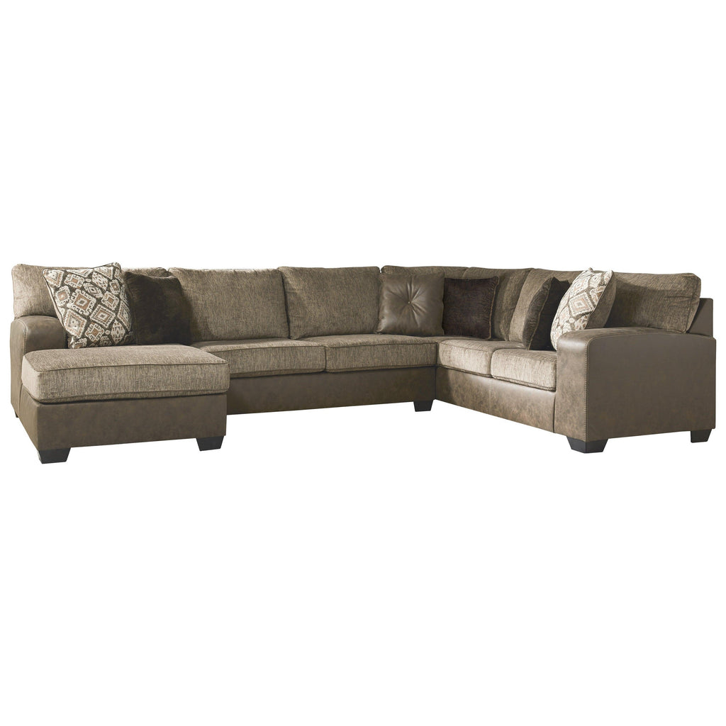 Abalone 3-Piece Sectional with Chaise Ash-91302S1