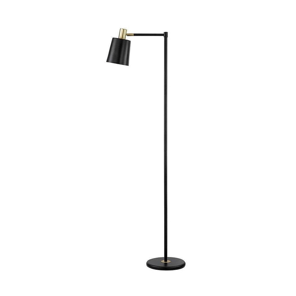 Rhapsody 1-light Floor Lamp with Horn Shade Black 920080
