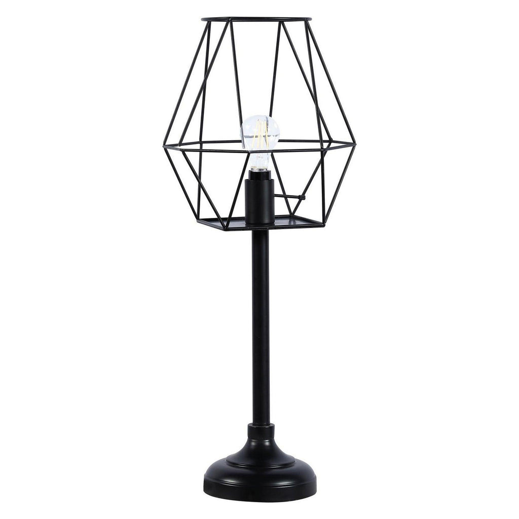 Mariya Metal Open Shade Table Lamp Black 920198
