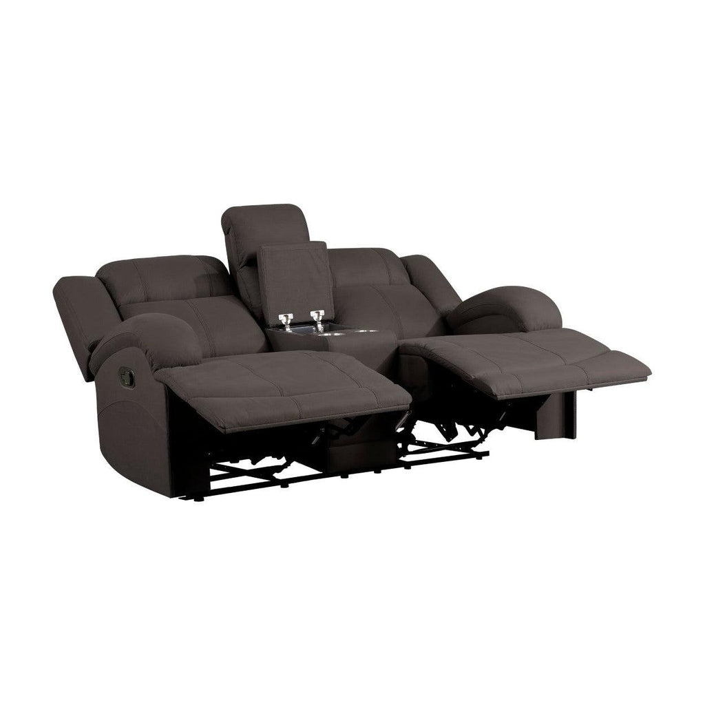 Double Reclining Love Seat with Center Console 9207CHC-2
