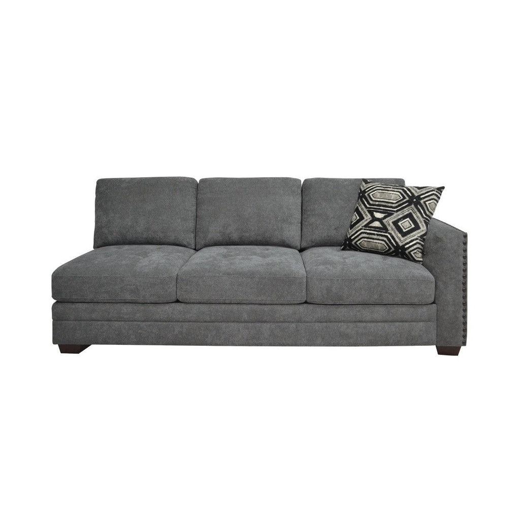 (2)2-Piece Sectional 9212GRY*23L3R