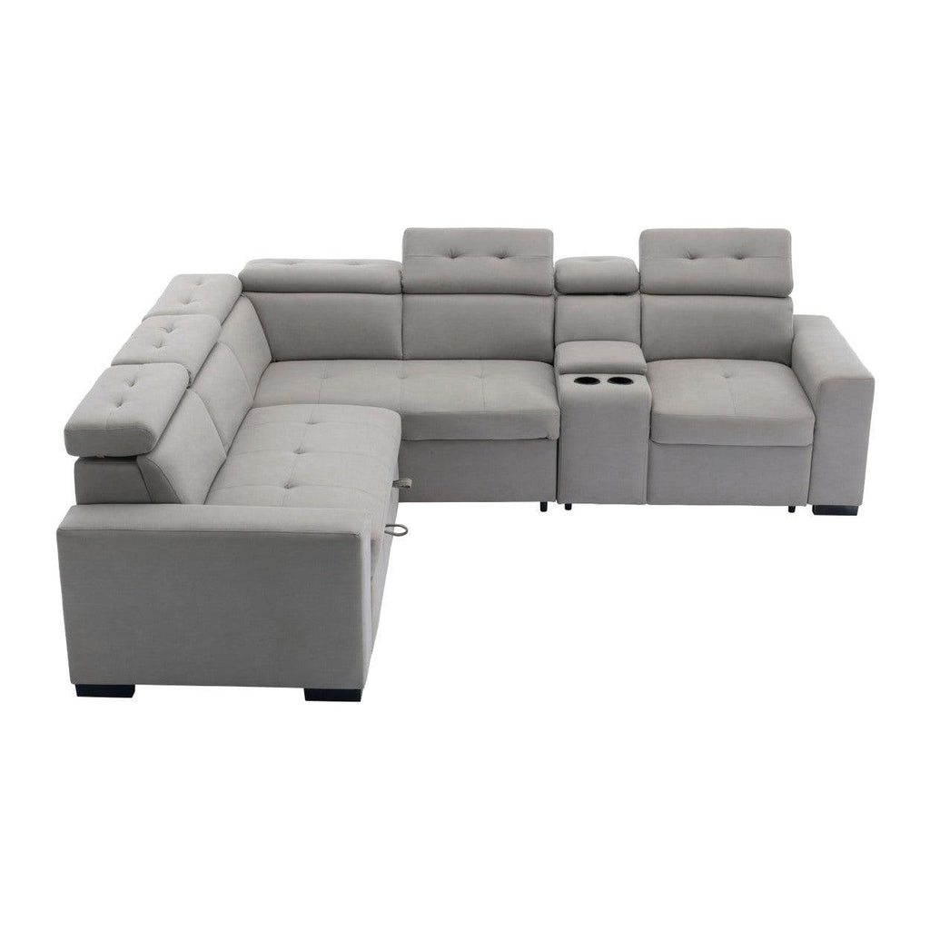 (3)3-Piece Sectional 9219GY*SC