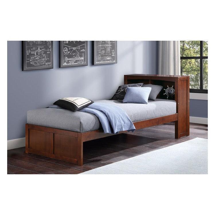(2) BOOKCASE TWIN BED (WITHOUT TRUNDLE) B2013BCDC-1*