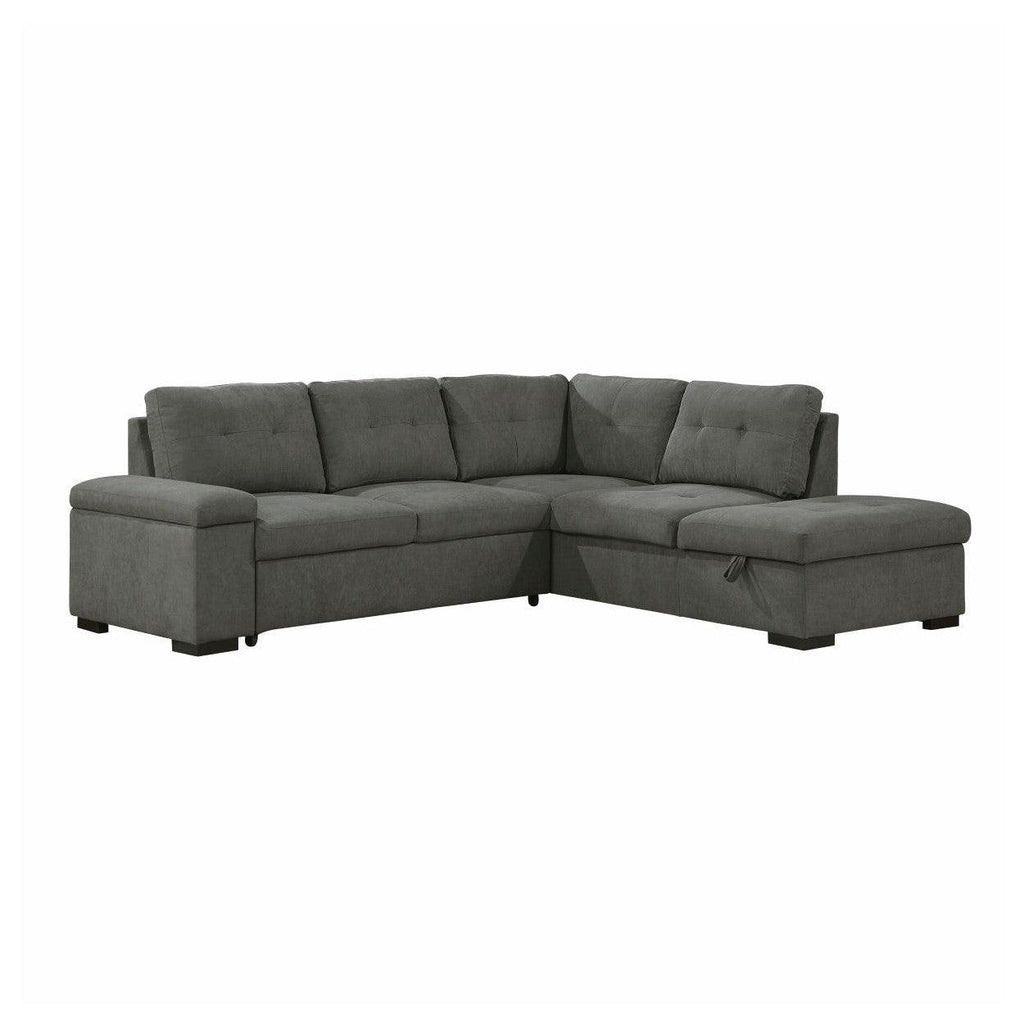 (2)2-Piece Sectional with Right Chaise 9390DG*22LRC