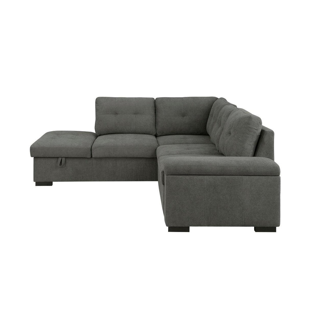 (2)2-Piece Sectional with Left Chaise 9390DG*2LC2R