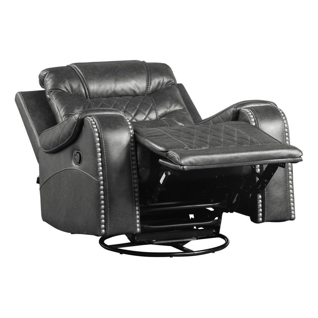 Swivel Glider Reclining Chair 9405GY-1