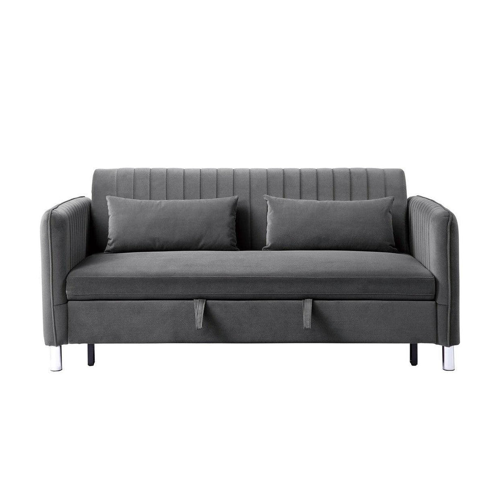 Sofa with Pull-out Bed and Click-Clack Back 9406BRG-3CL