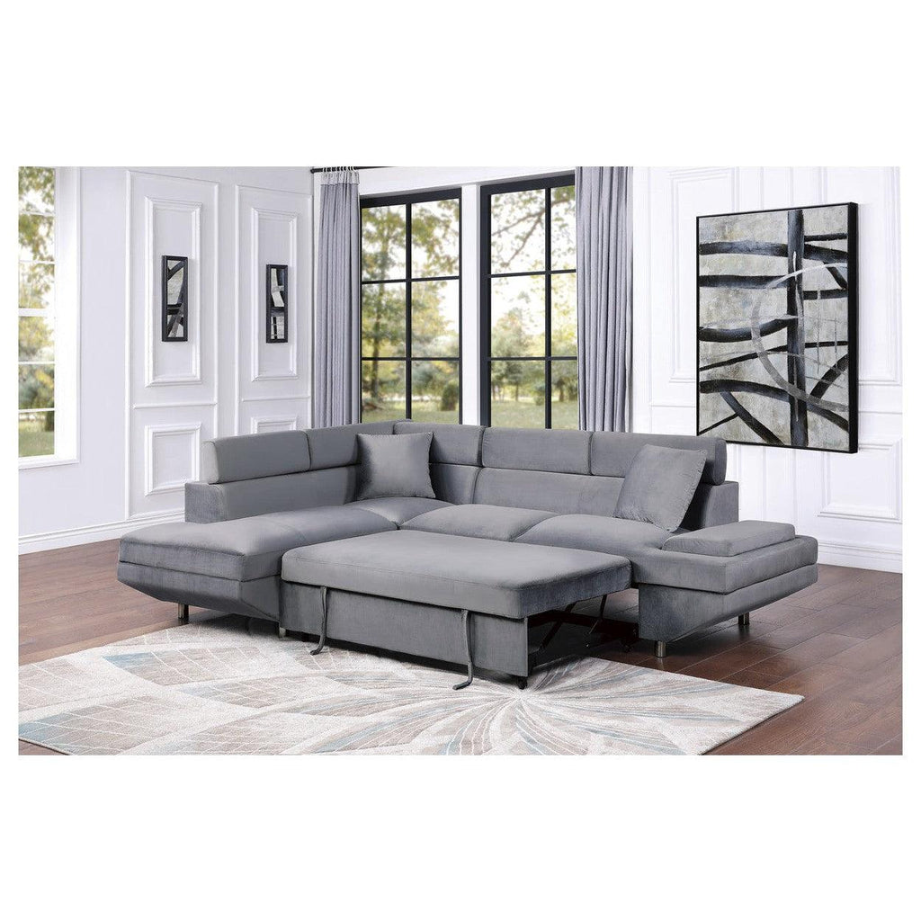 (2)2-Piece Sectional 9412GY*SC