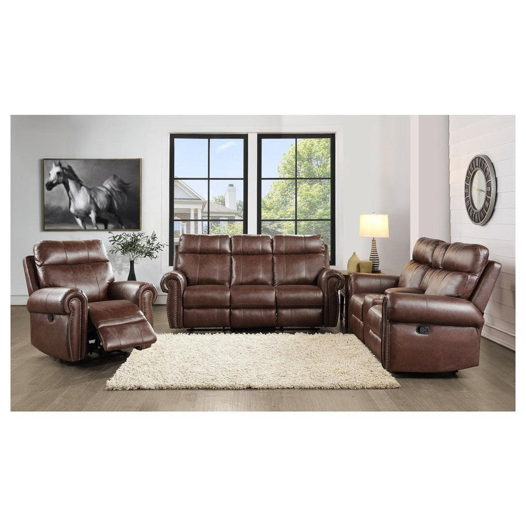 Double Reclining Love Seat with Center Console 9488BR-2