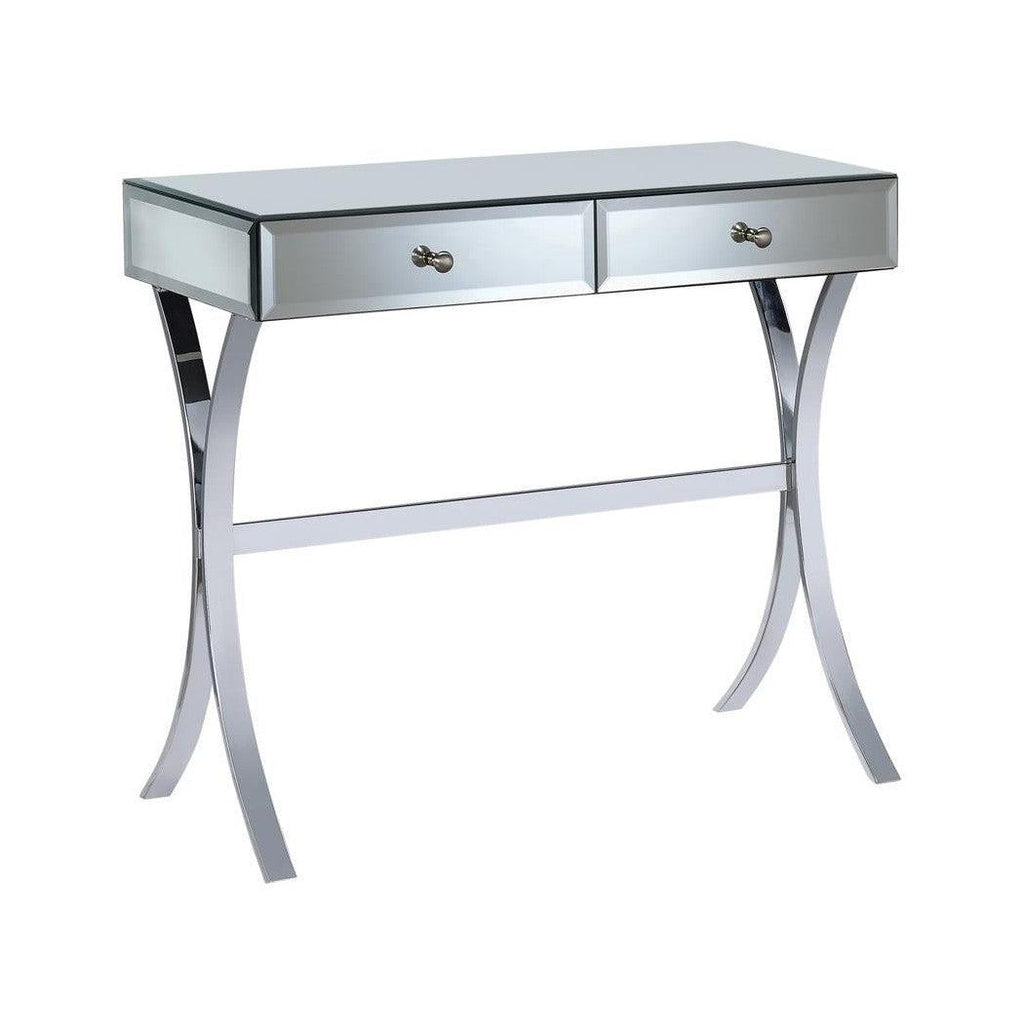 Scilla 2-drawer Console Table Clear Mirror 950355