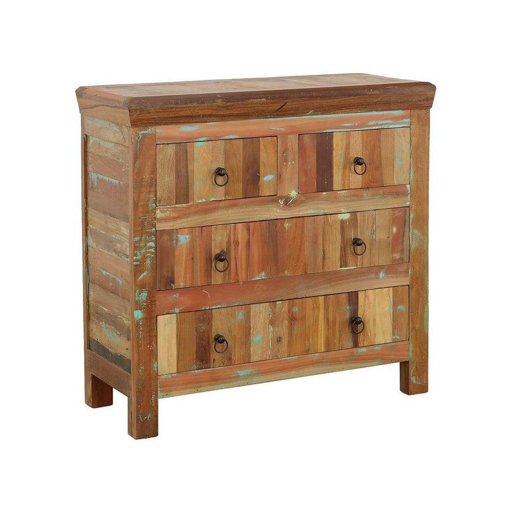 Harper 4-drawer Accent Cabinet Reclaimed Wood 950366