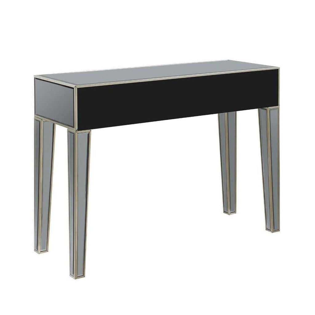 2-drawer Console Table Grey and Champagne 950936