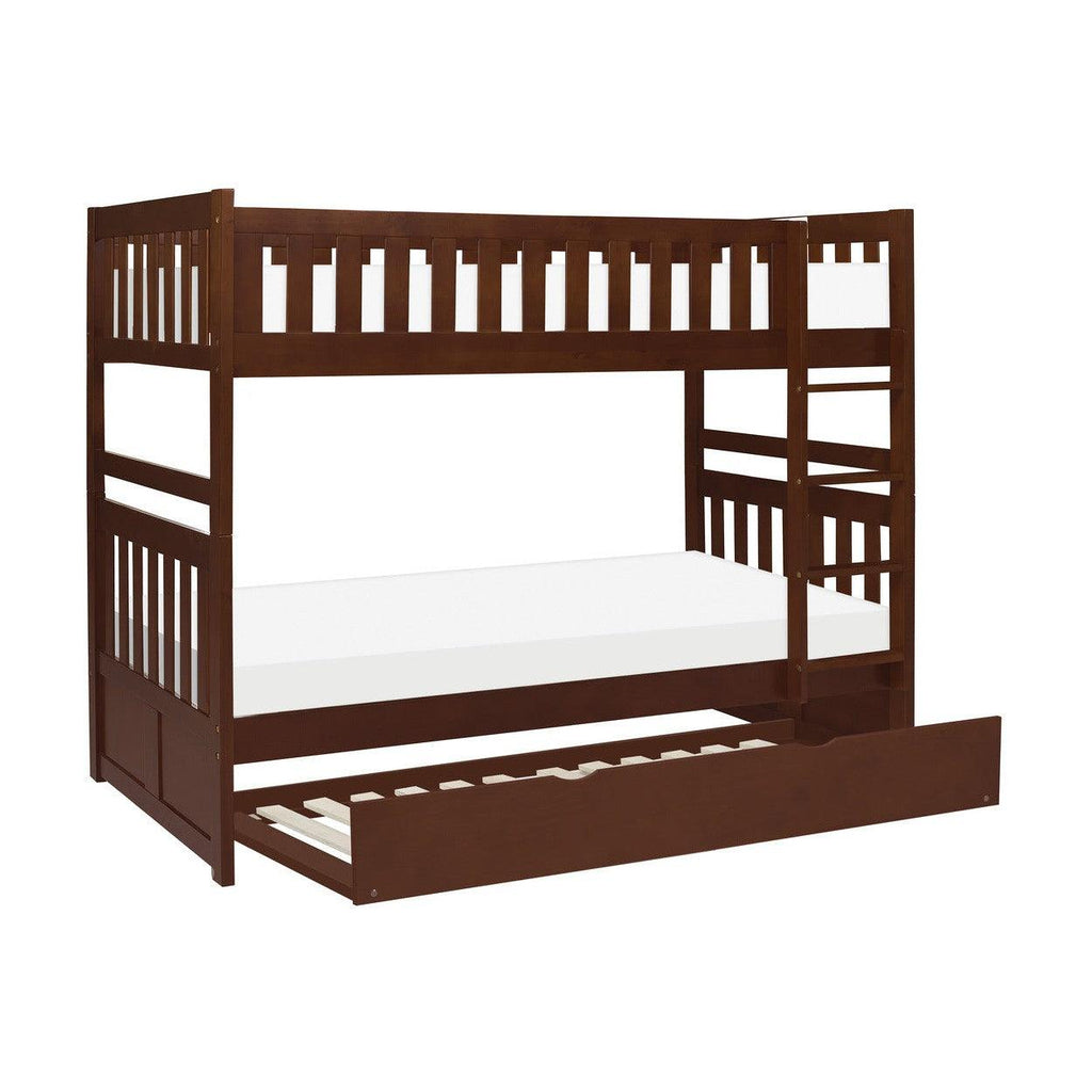 (4) Twin/Twin Bunk Bed with Twin Trundle B2013DC-1*R
