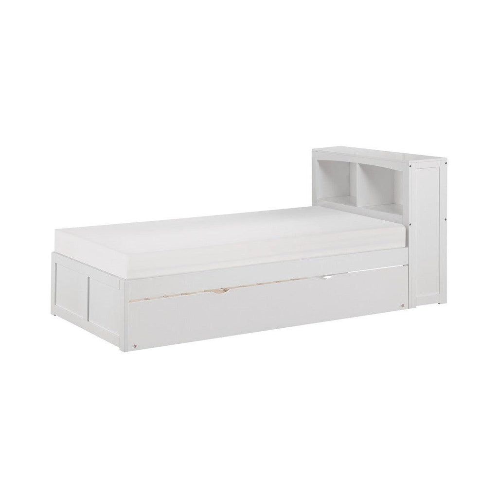 (3) Twin Bookcase Bed with Twin Trundle B2053BCW-1R*