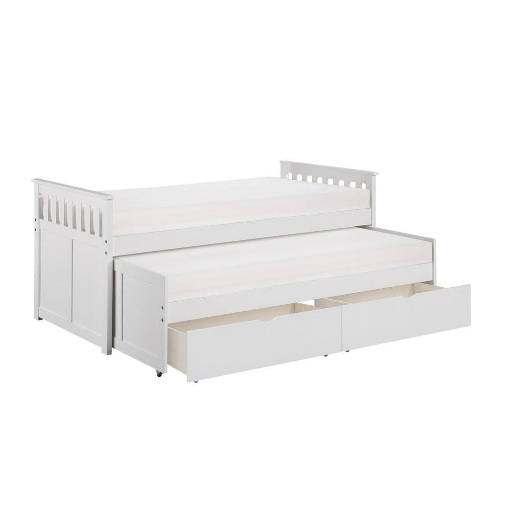 (4) Twin/Twin Bed with Storage Boxes B2053RTW-1T*