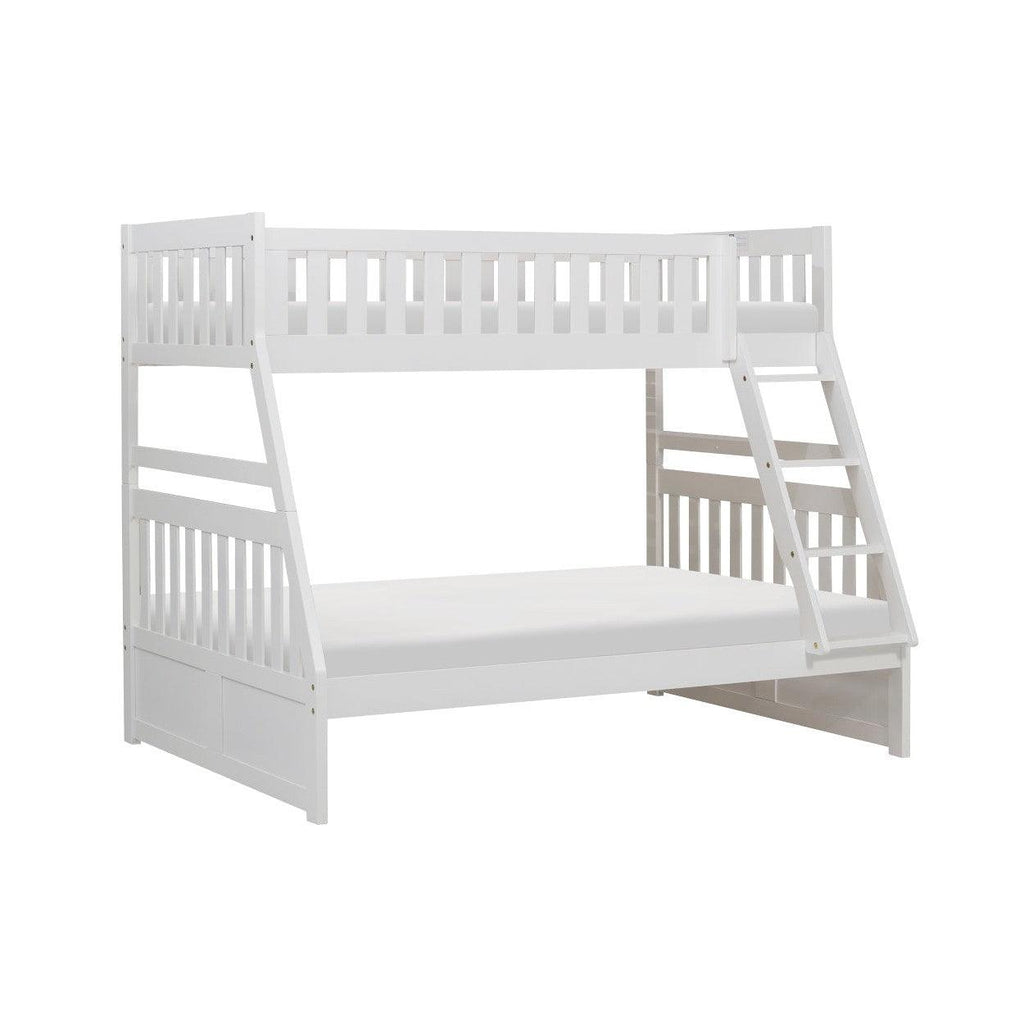 (3) TWIN/FULL BUNK BED, WHITE B2053TFW-1*