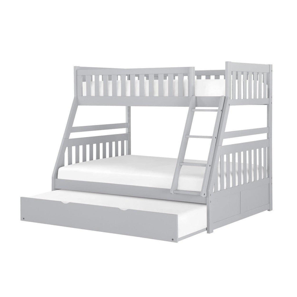 (4) Twin/Full Bunk Bed with Twin Trundle B2063TF-1*R