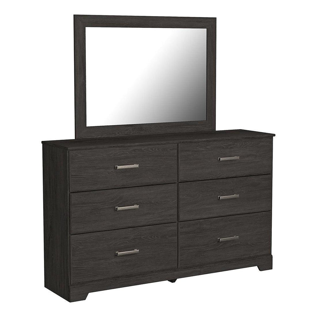 Belachime Dresser and Mirror Ash-B2589B1