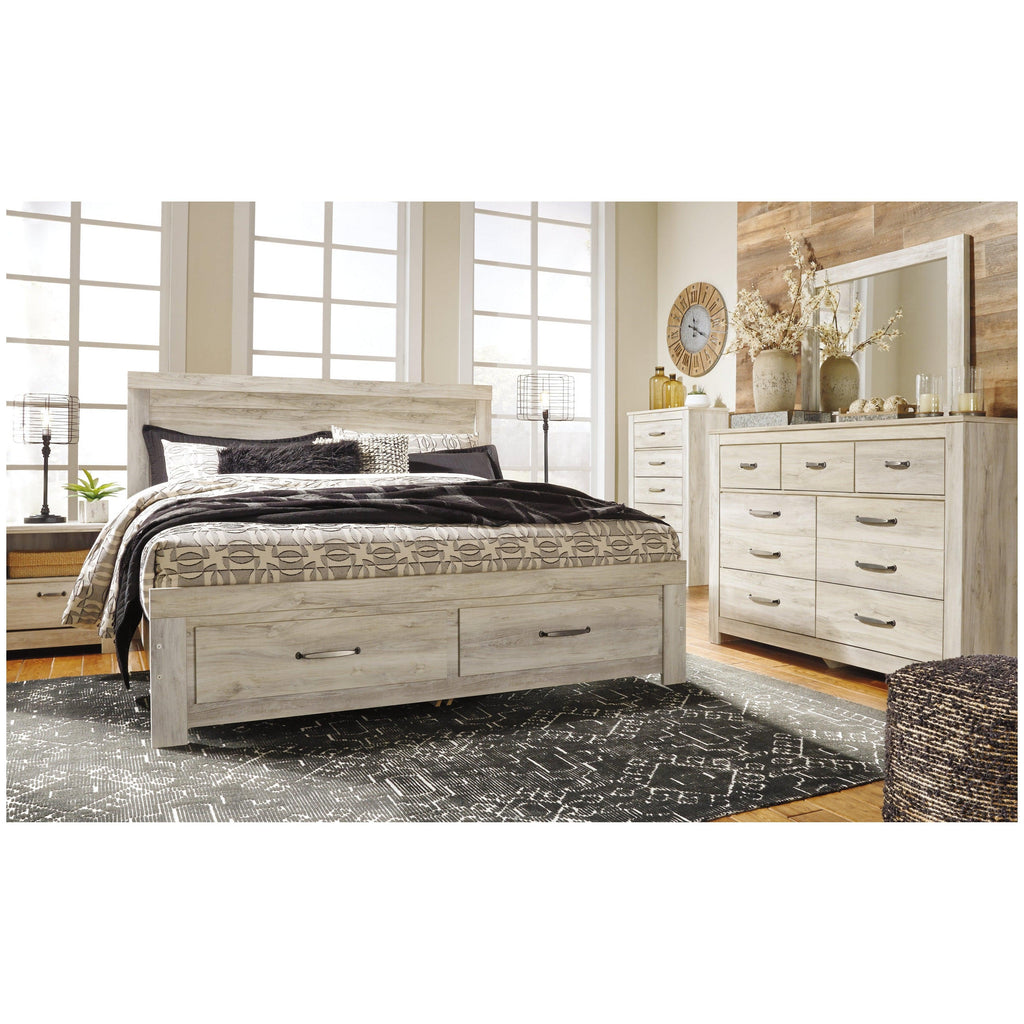 Bellaby Platform Bed with 2 Storage Drawers