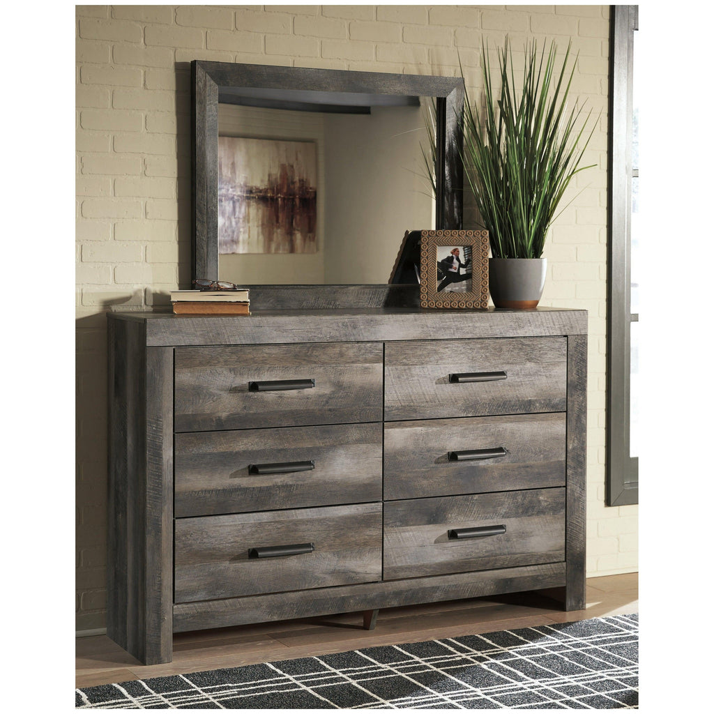 Wynnlow Dresser and Mirror Ash-B440B1