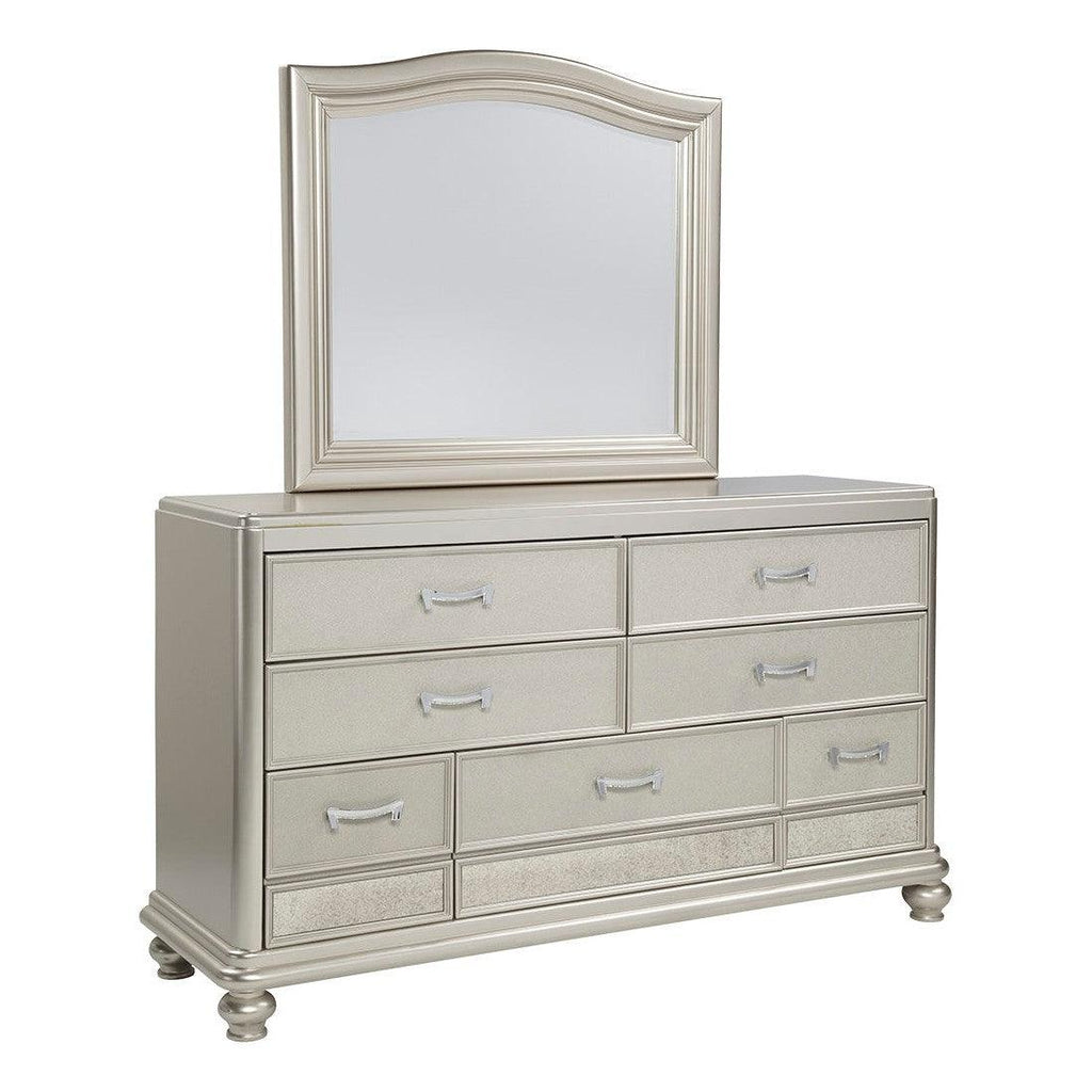 Coralayne Dresser and Mirror Ash-B650B7