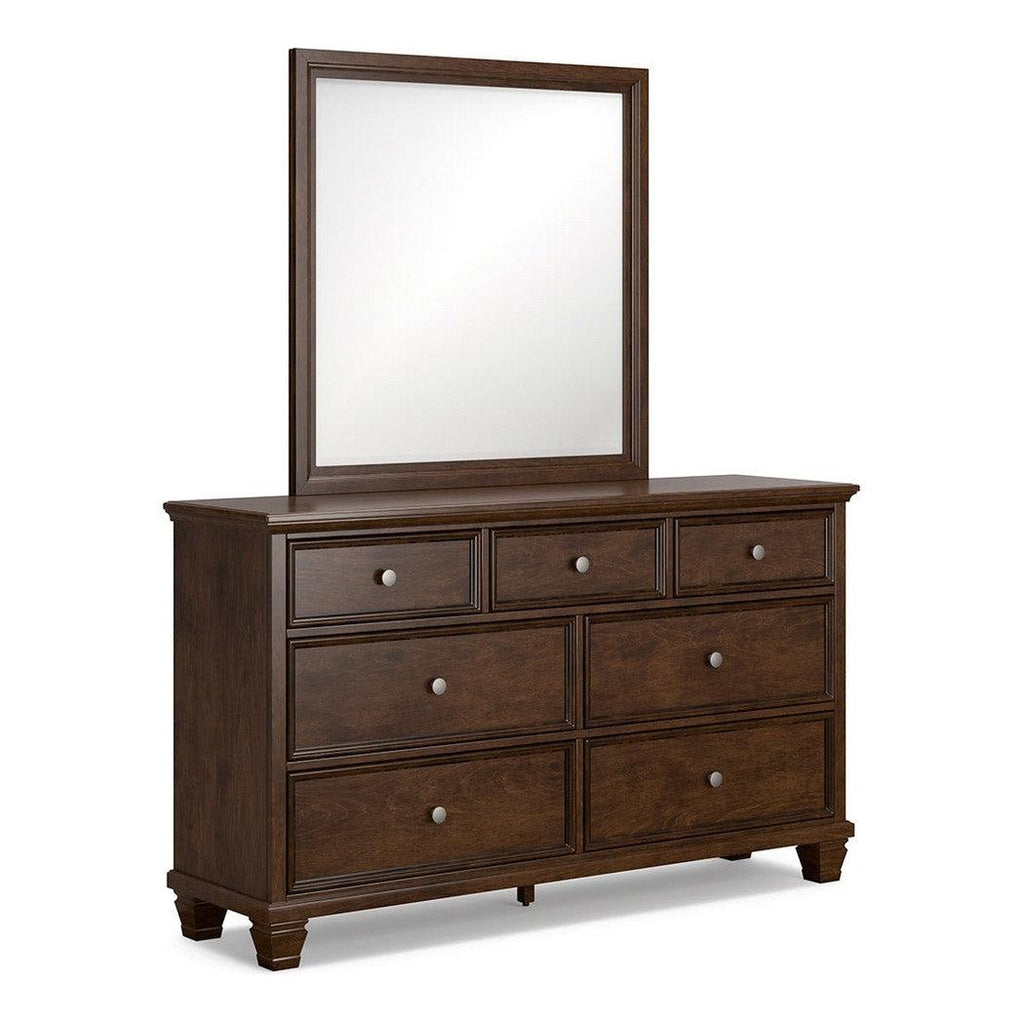 Danabrin Dresser and Mirror Ash-B685B1