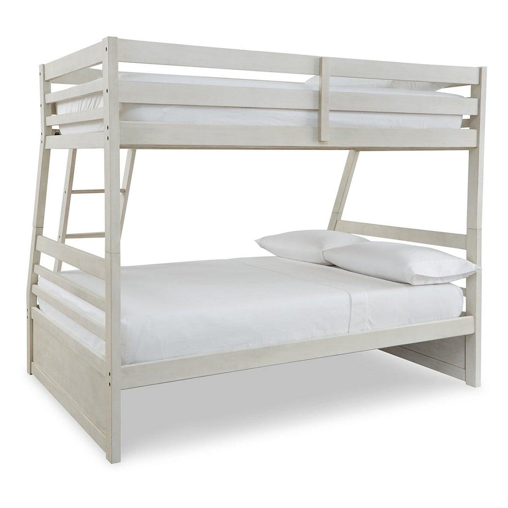 Robbinsdale Twin over Full Bunk Bed with Storage Ash-B742B16