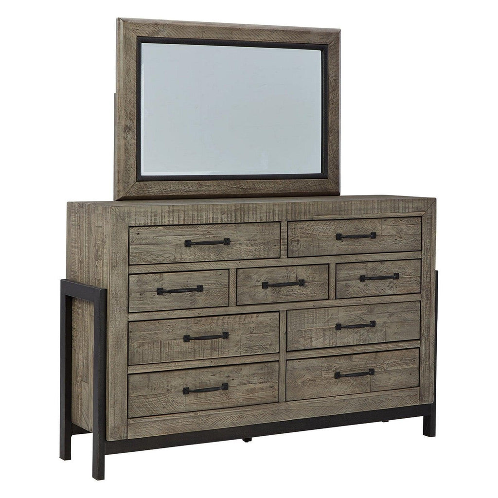 Brennagan Dresser and Mirror Ash-B774B1