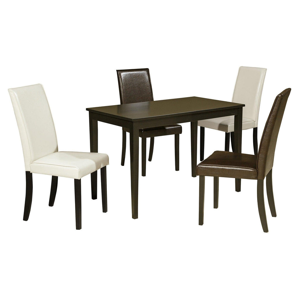 Kimonte Dining Table and 4 Chairs Ash-D250D5