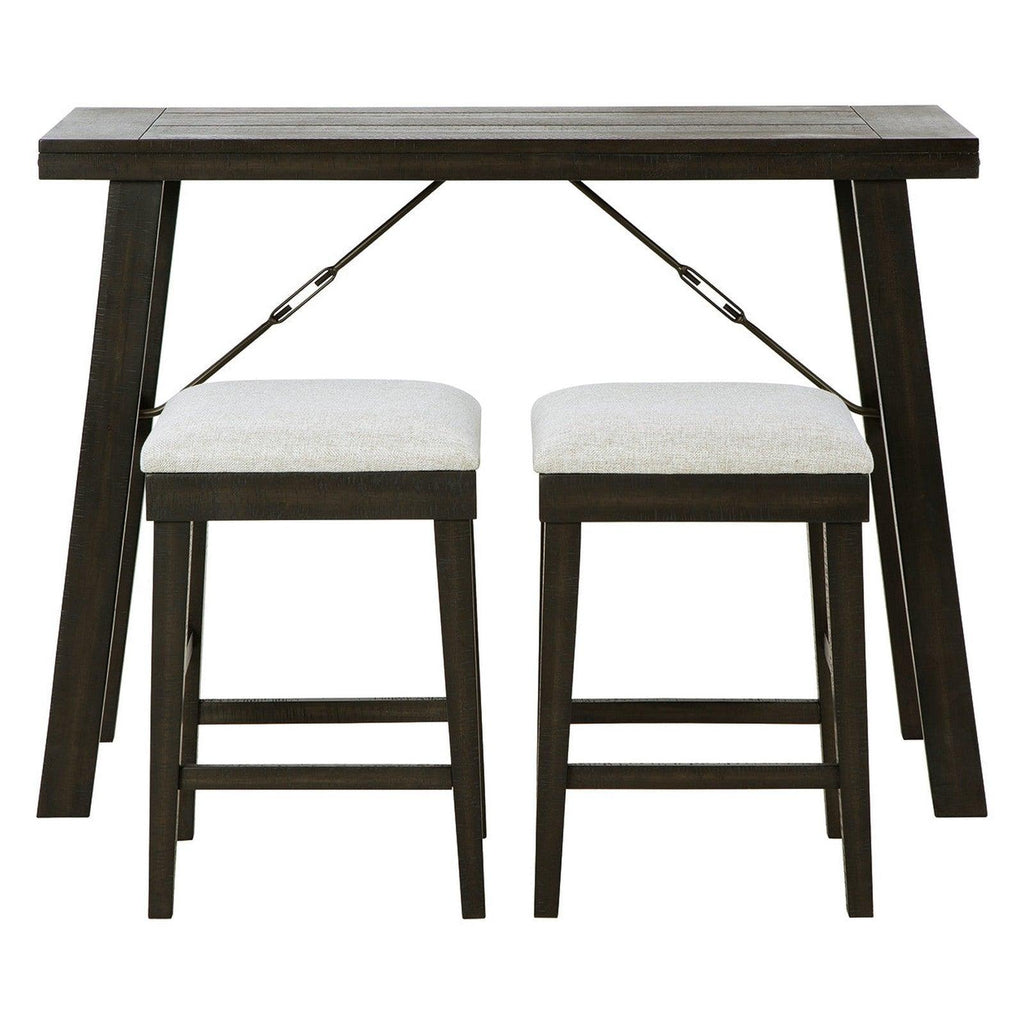 Noorbrook Counter Height Dining Table and Bar Stools (Set of 3) Ash-D251-113