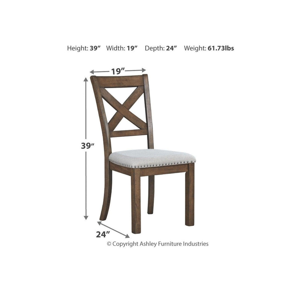 Moriville Dining Chair (Set of 2) Ash-D631-01X2