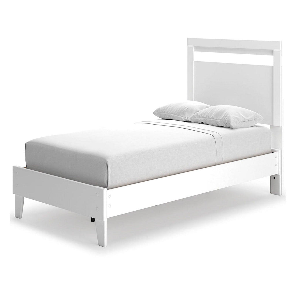 Flannia Twin Panel Bed Ash-EB3477B3