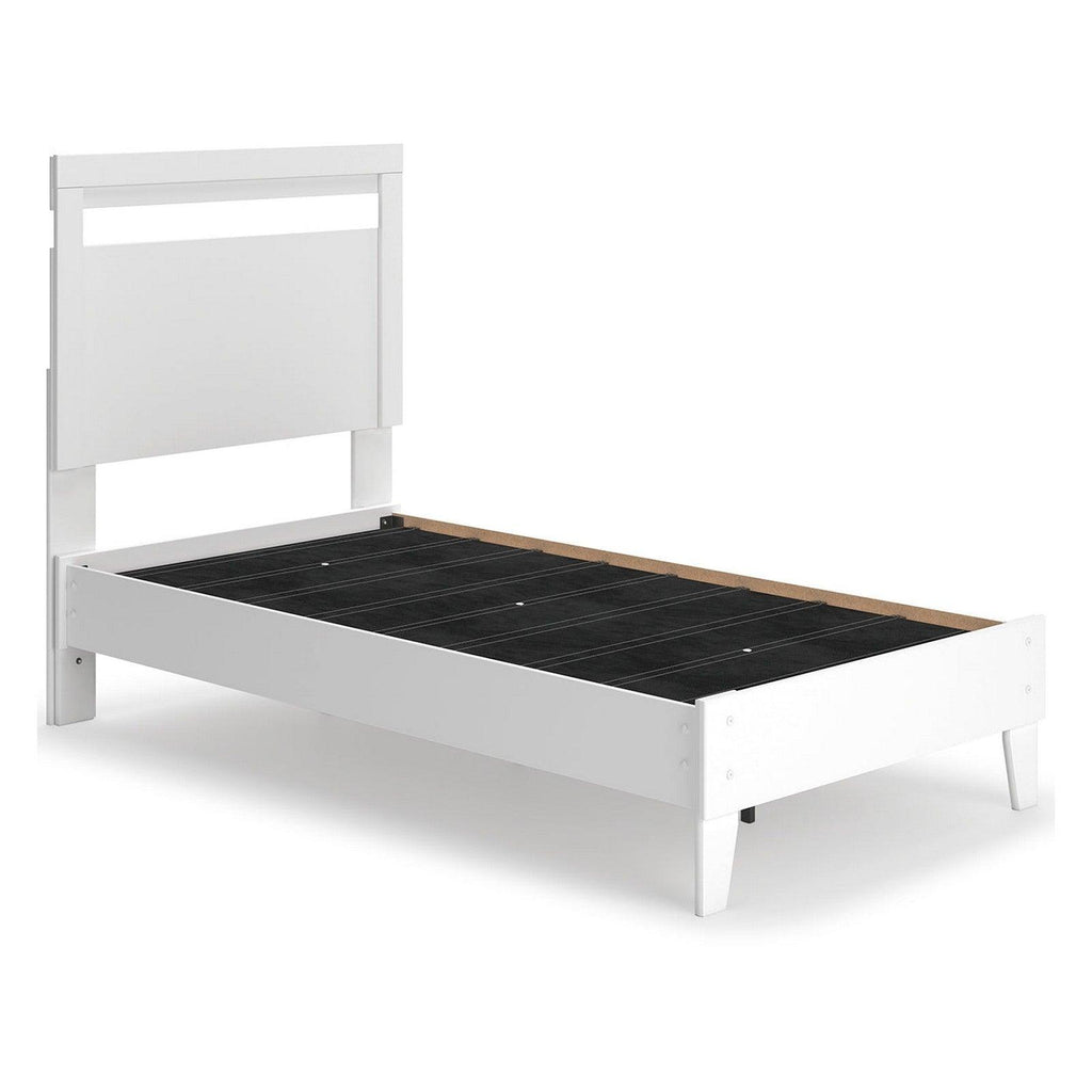 Flannia Twin Panel Bed Ash-EB3477B3
