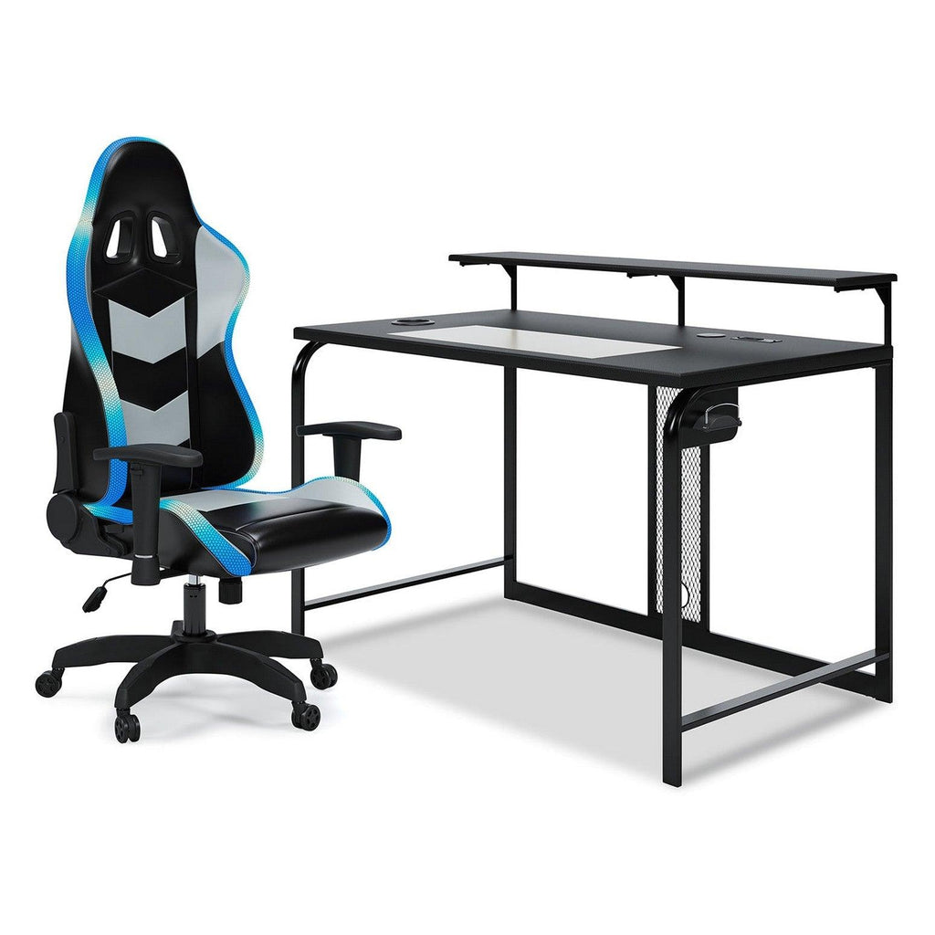 Lynxtyn Home Office Desk and Chair Ash-H400H5