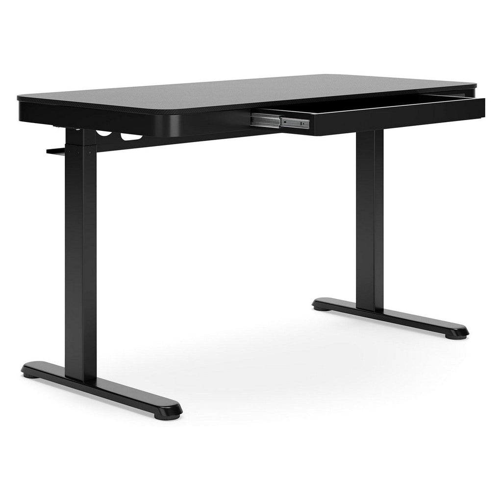 Lynxtyn Adjustable Height Home Office Desk Ash-H400-129