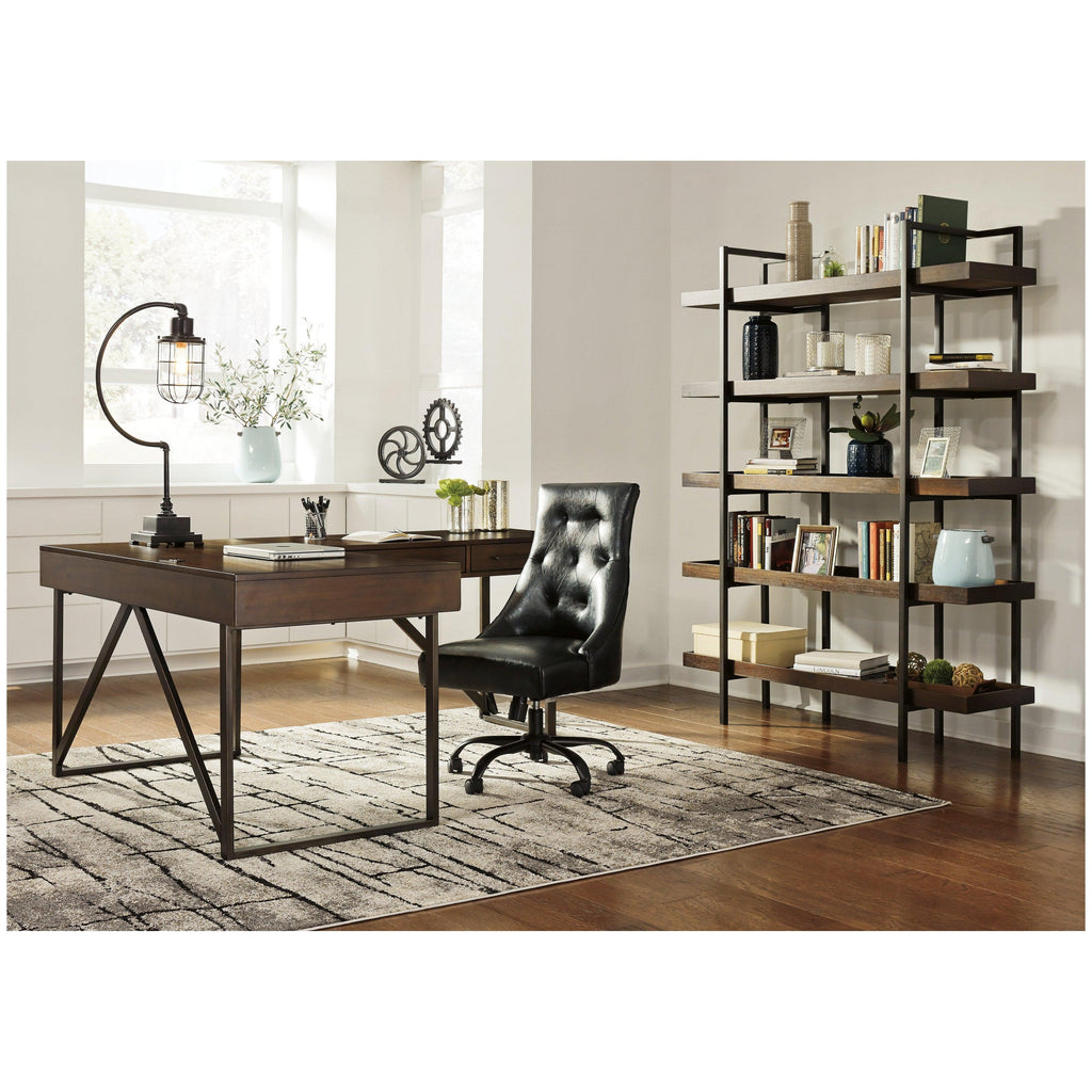 Starmore 2-Piece Home Office Desk Ash-H633H2