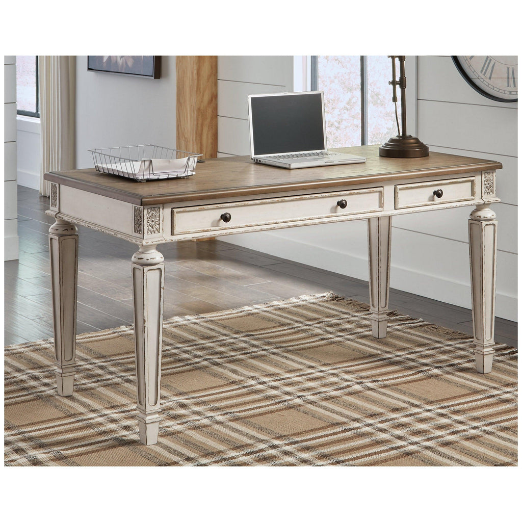 Realyn 60" Home Office Desk Ash-H743-34