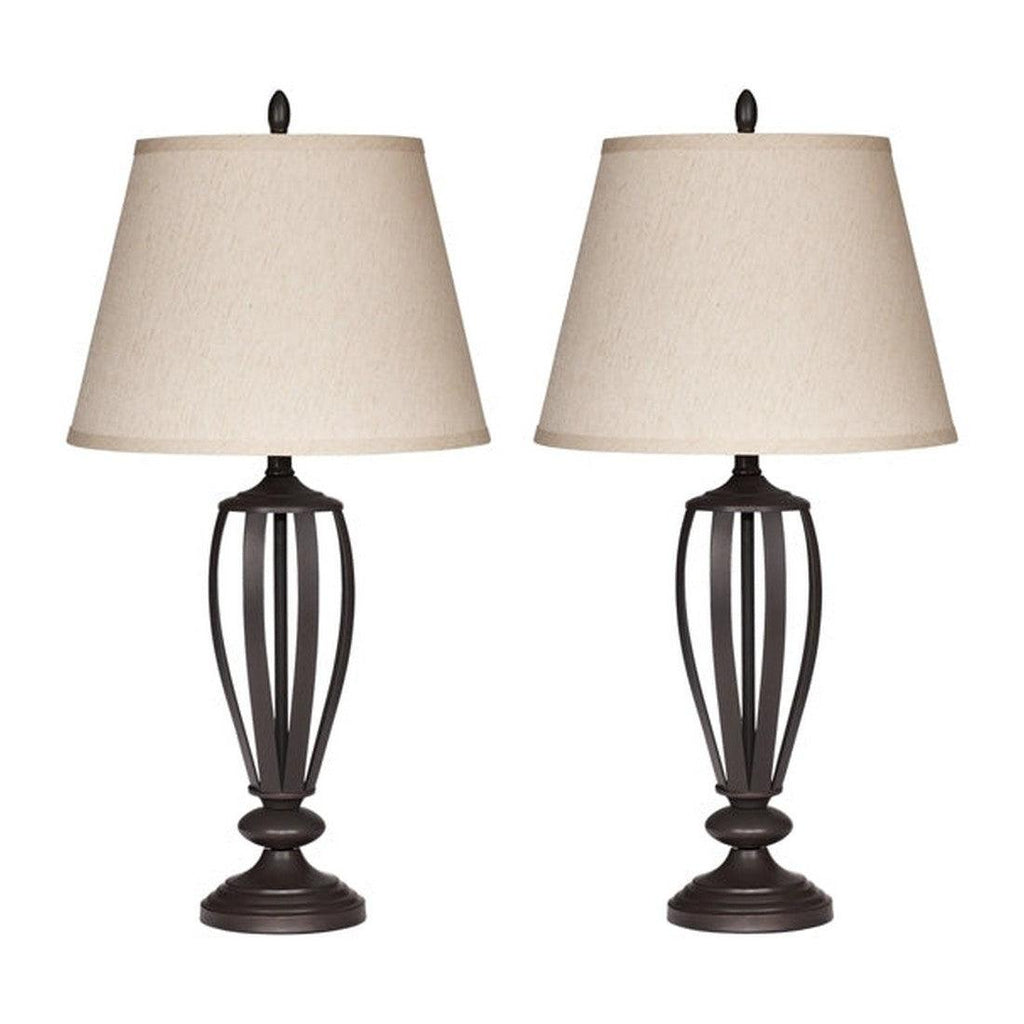 Mildred Table Lamp (Set of 2) Ash-L201944
