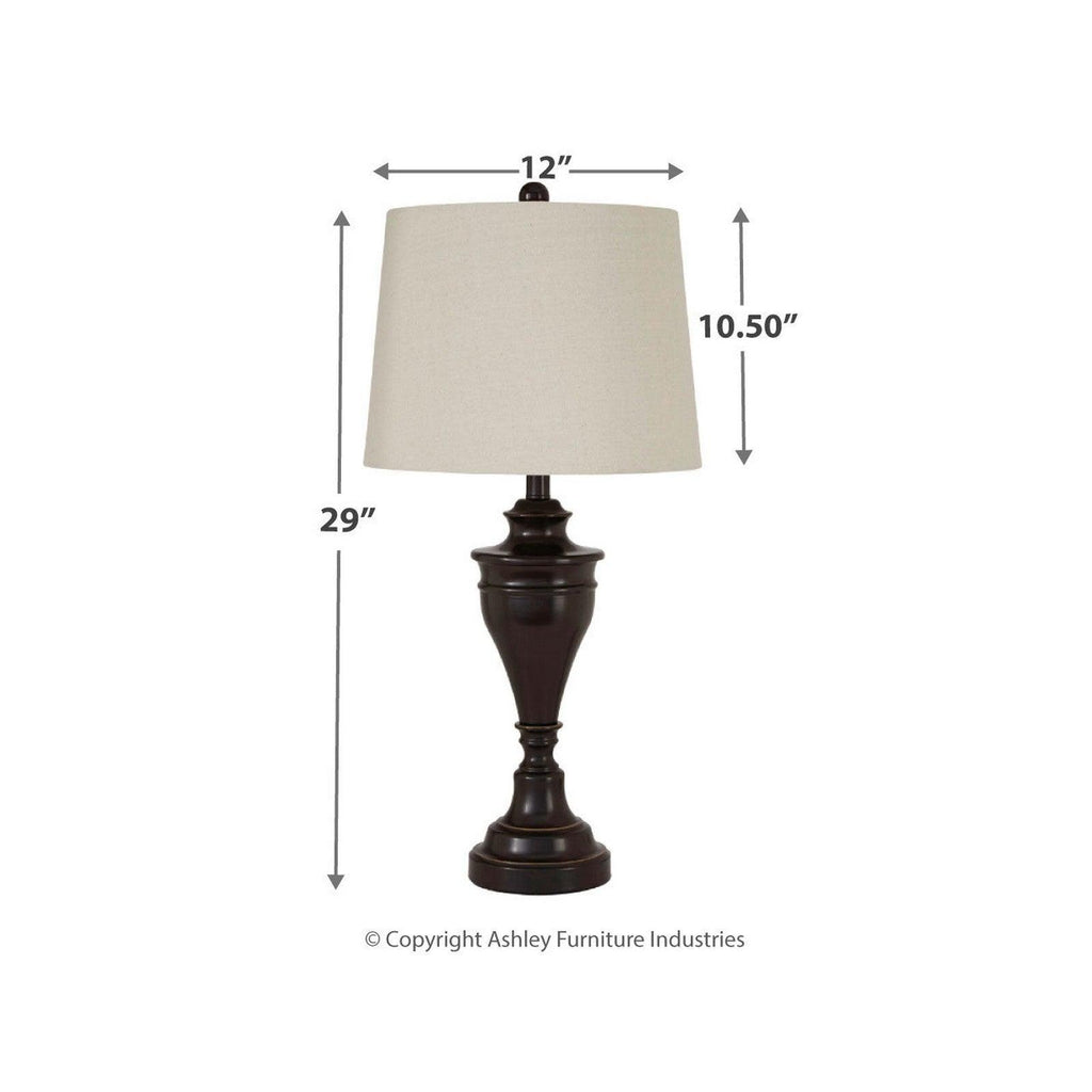 Darlita Table Lamp (Set of 2) Ash-L204024