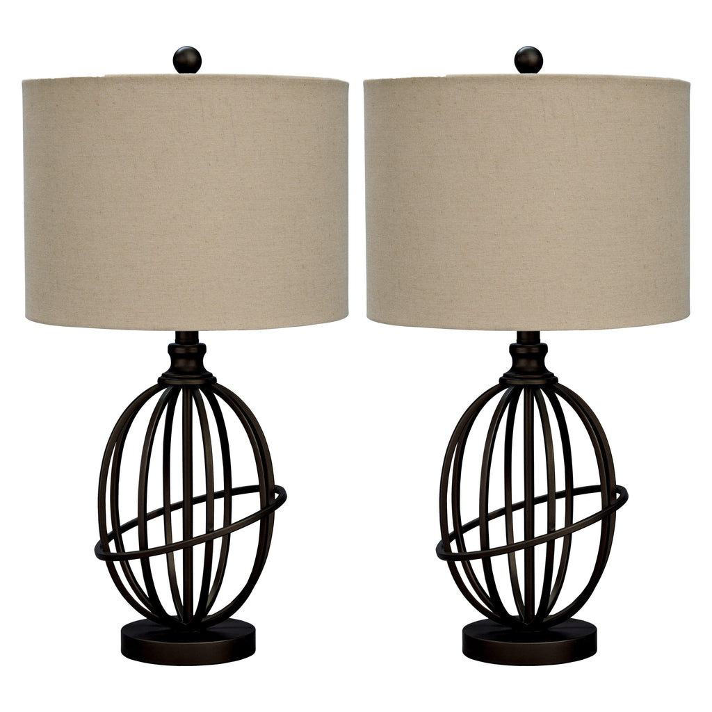 Manasa Table Lamp (Set of 2) Ash-L204164X2