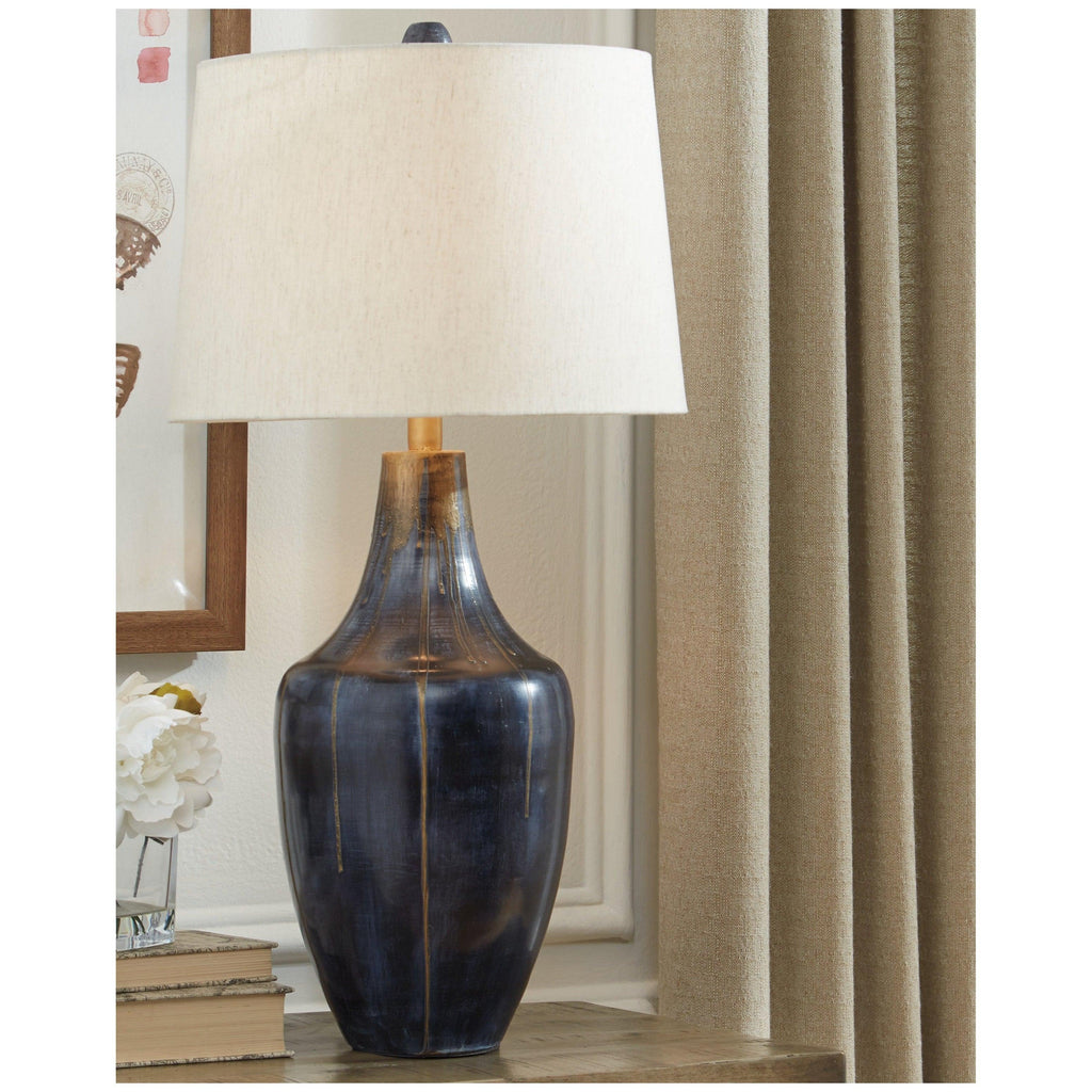 Evania Table Lamp Ash-L207344