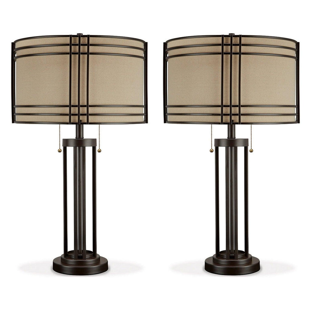 Hanswell Table Lamp (Set of 2) Ash-L208294X2