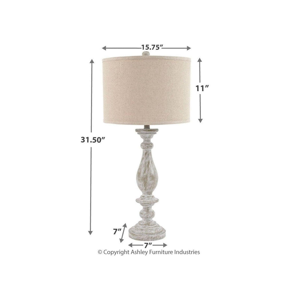 Bernadate Table Lamp (Set of 2) Ash-L235344