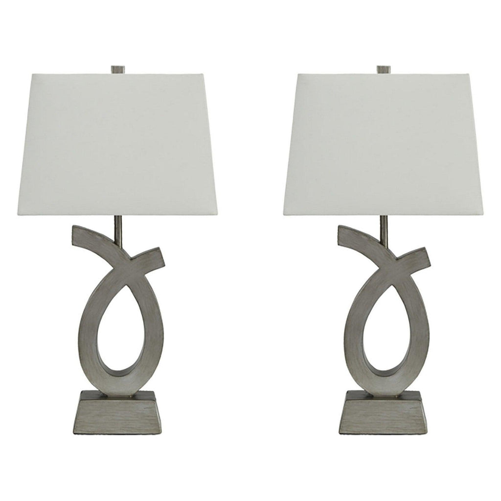 Amayeta Table Lamp (Set of 2) Ash-L243134