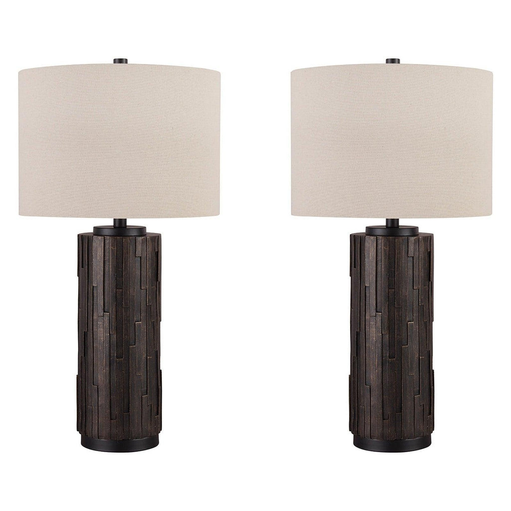 Makya Table Lamp (Set of 2) Ash-L243234
