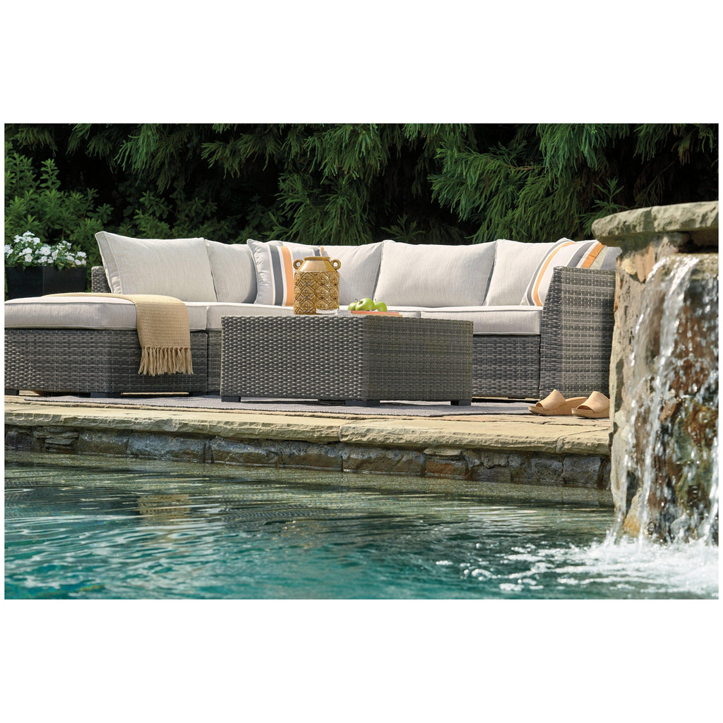 Cherry Point 4-piece Outdoor Sectional Set Ash-P301-070