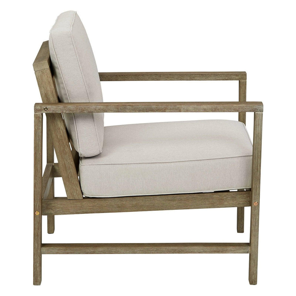 Fynnegan Lounge Chair with Cushion (Set of 2) Ash-P349-820