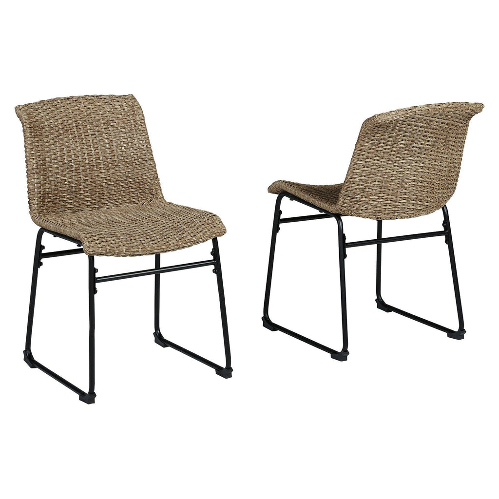 Amaris Outdoor Dining Chair (Set of 2) Ash-P369-601