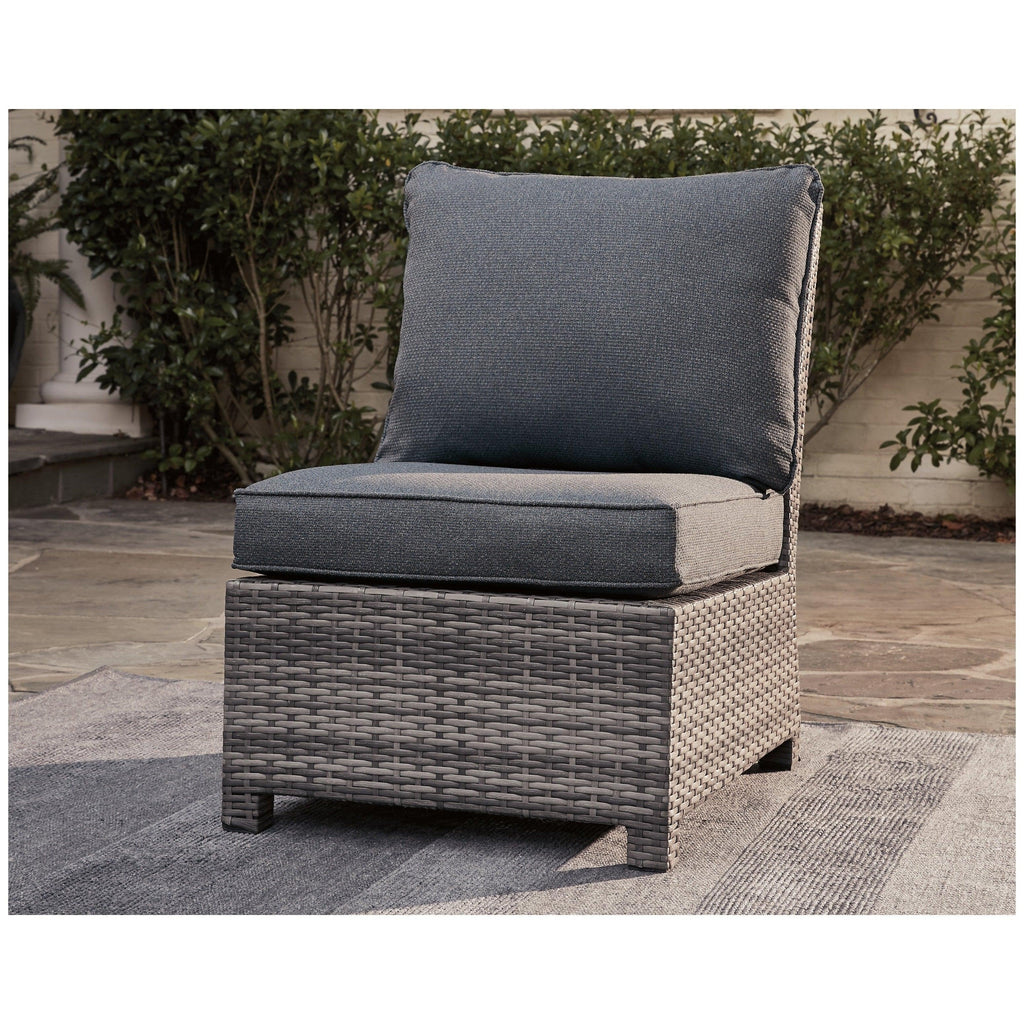Salem Beach Armless Chair with Cushion Ash-P440-846